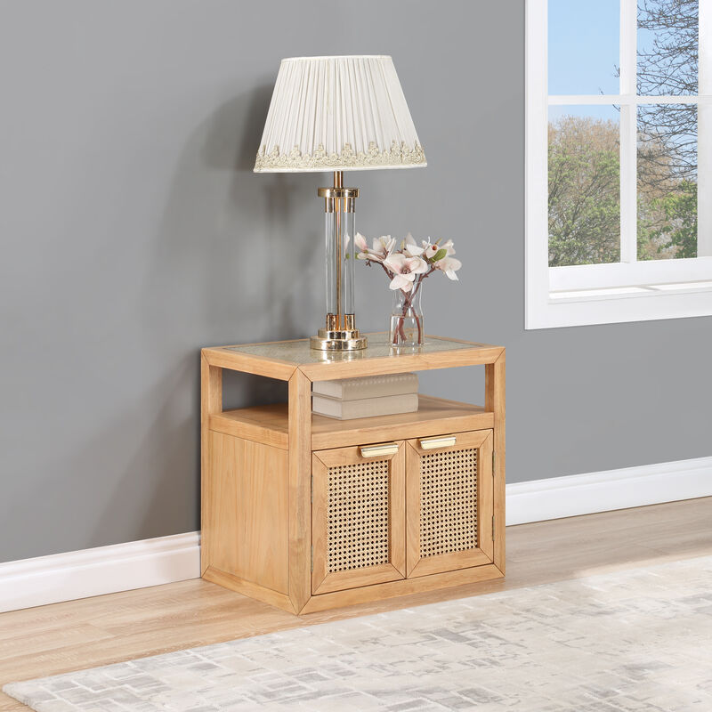 Meridian Furniture Cole Natural Night Stand image number 2
