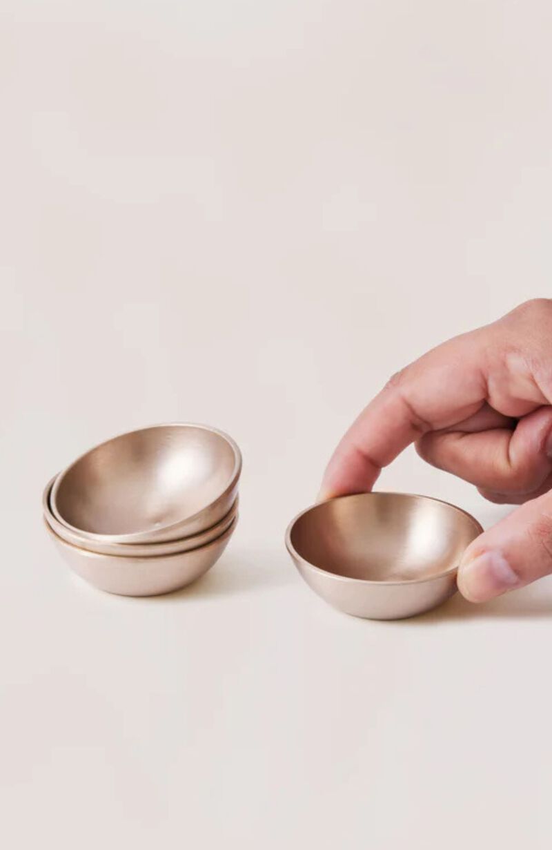 Luxe Kansa Dip Bowl Set of 4