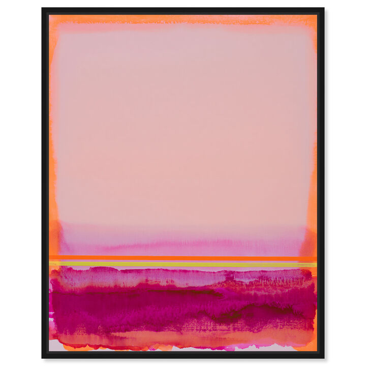 Pale Sunrise I Abstract Canvas Print by Art Remedy