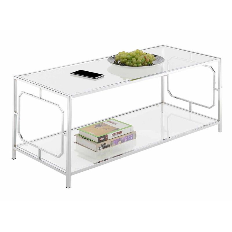 Convience Concept, Inc. Omega Chrome Coffee Table