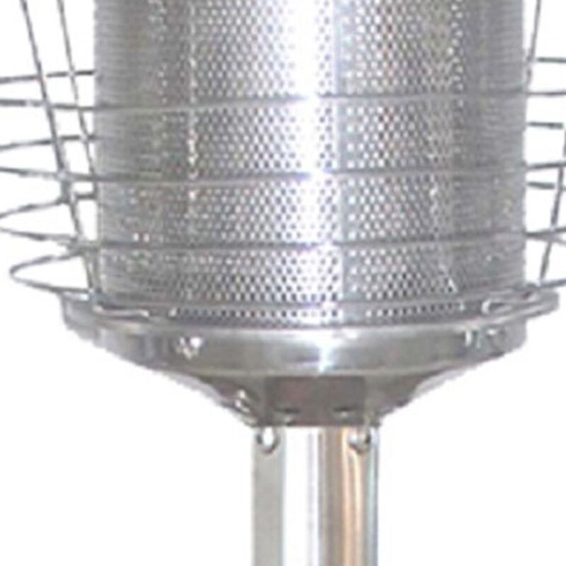 Compact 11000 BTU Steel Propane Patio Heater for Tabletop or Deck