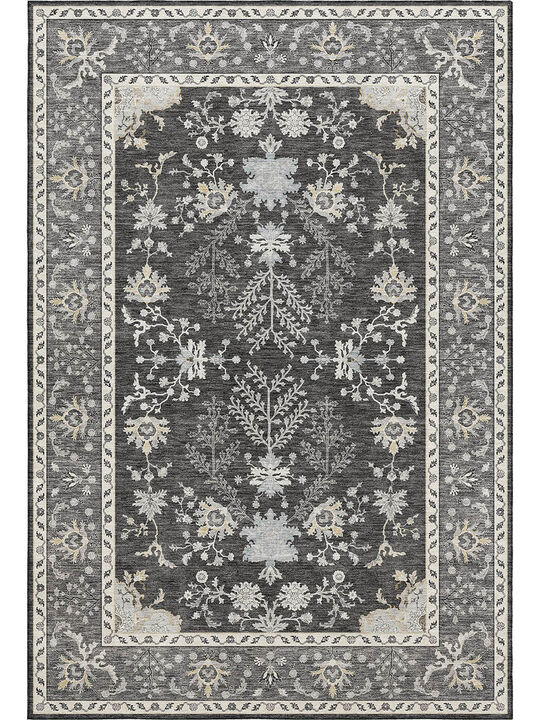 Hatay HY9 Charcoal 3' x 5' Rug