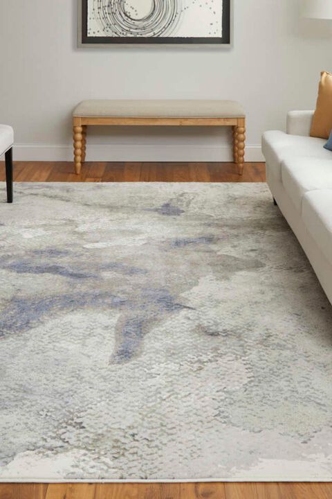 Clio 39LVF Green/Ivory 3'10" x 6' Rug