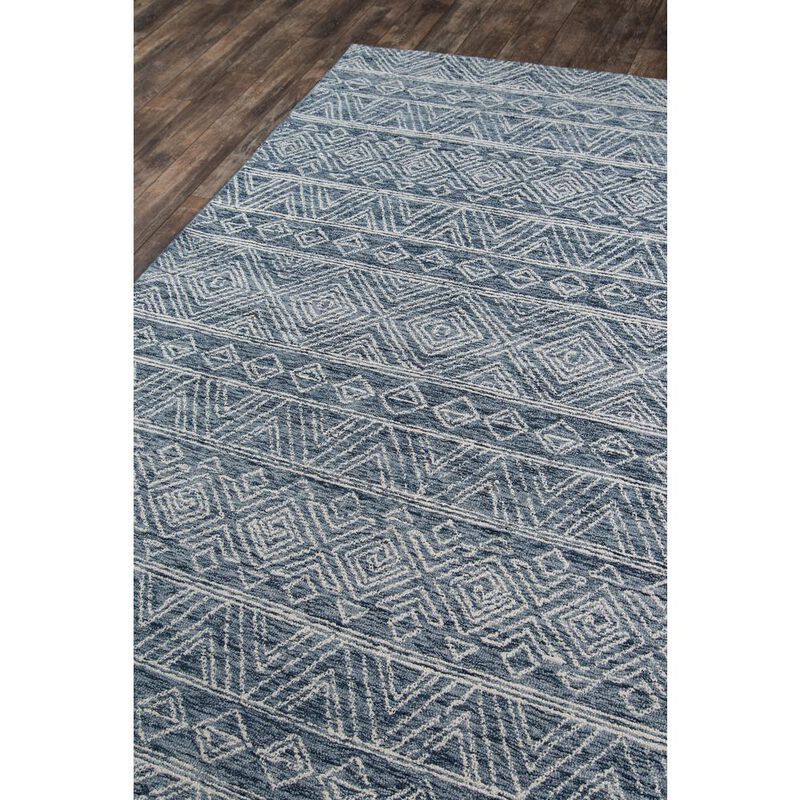 Momeni Contemporary Rectangle Area Rug, Denim, 2' X 3'