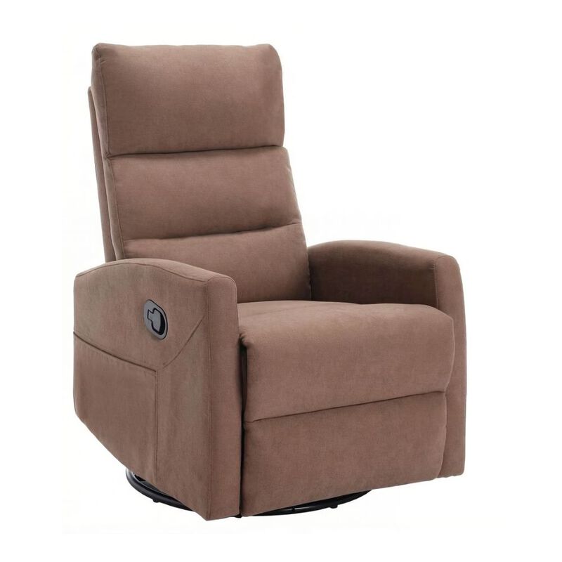 GOODSILO Manual Recliner Chair with Swivel and Rocking Function for Comfortable Living Room Seating image number 0