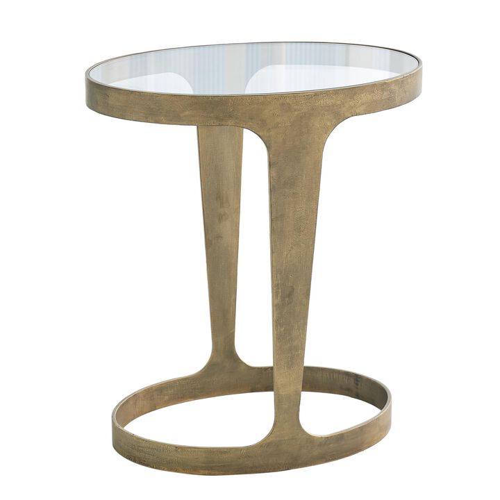Oslo Accent Table-Gold