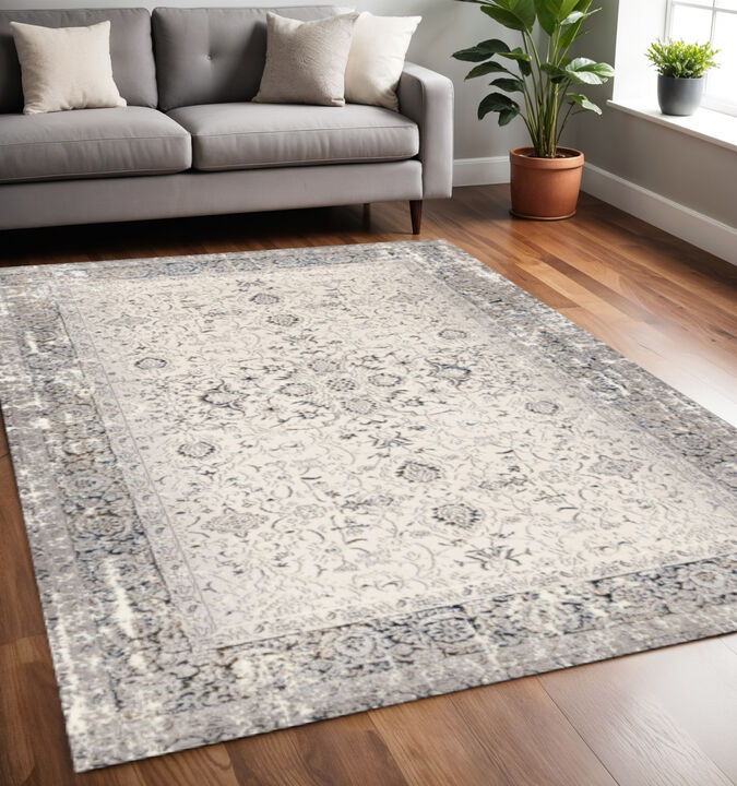 HomeRoots Medallion Area Rug