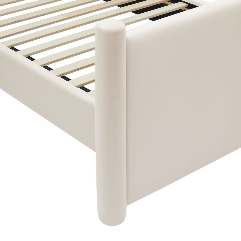 Modway Rael Performance Velvet Twin Platform Bed image number 5
