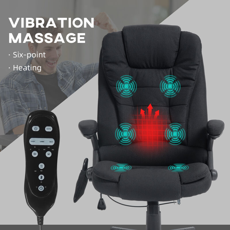 Hivvago Massage Office Chair with Heat and Reclining Back image number 3