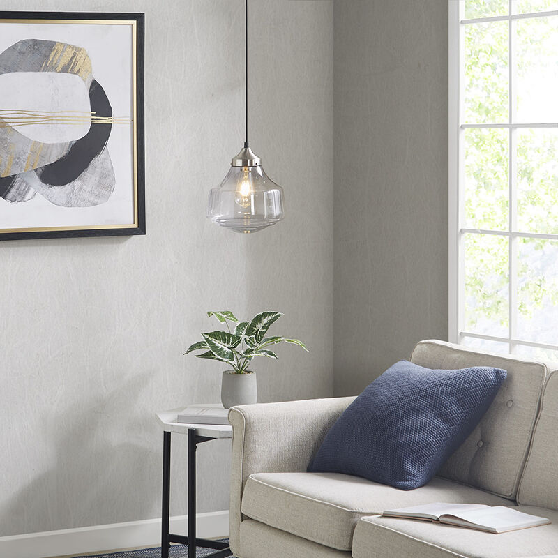 Streamdale Elm Bell-Shaped Glass Pendant