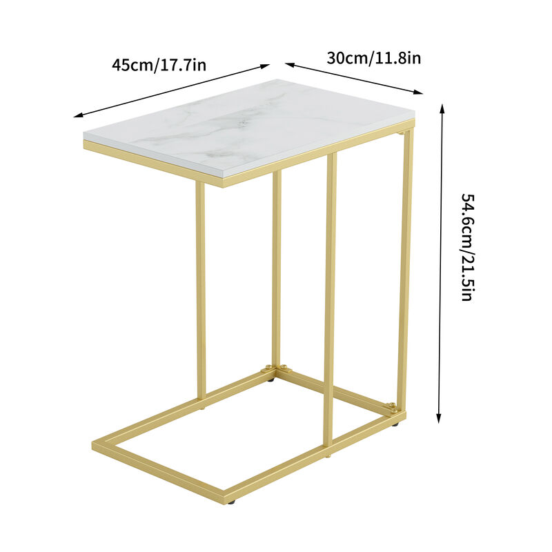 C Shape Sofa Side Table image number 5