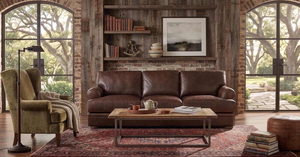 Harrison Leather Sofa