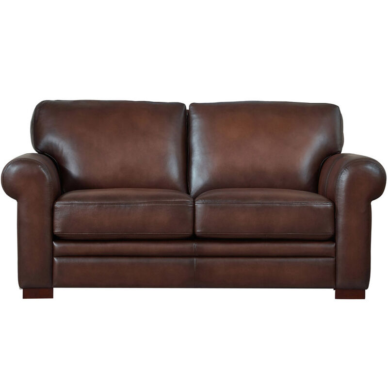 Brookfield Top Grain Leather Loveseat