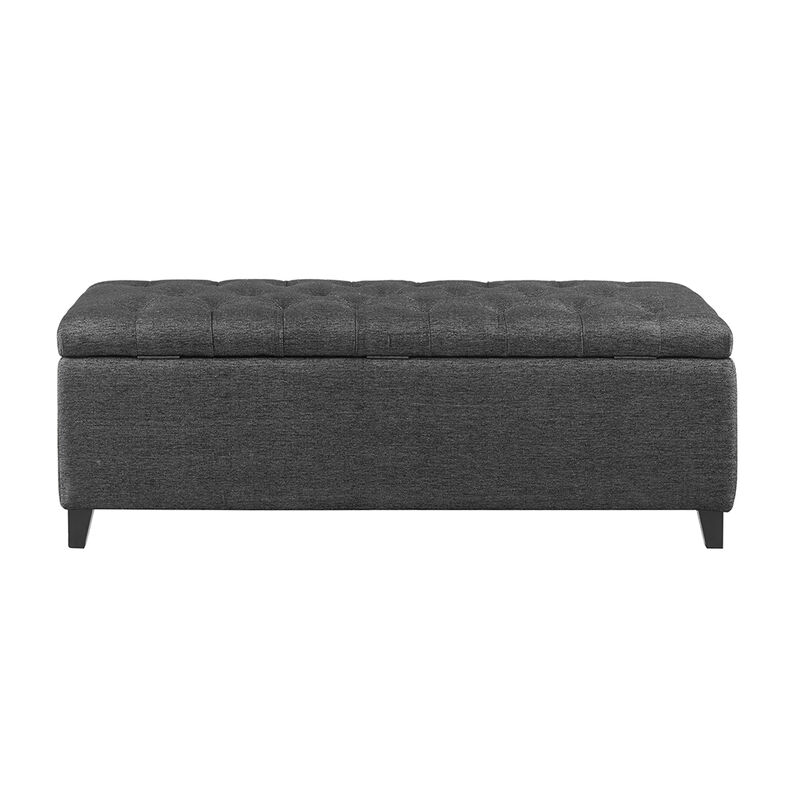 Gracie Mills Bianca Tufted Upholstered Storage Bench with Soft Close