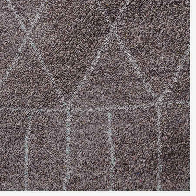 Rugsotic Carpets Hand Knotted Silk 5'x8' Area Rug Contemporary Beige NS1216