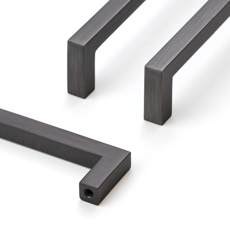 Hestia Hardware 10 Pack 6.3 Inch Modern Square Cabinet Handle image number 4