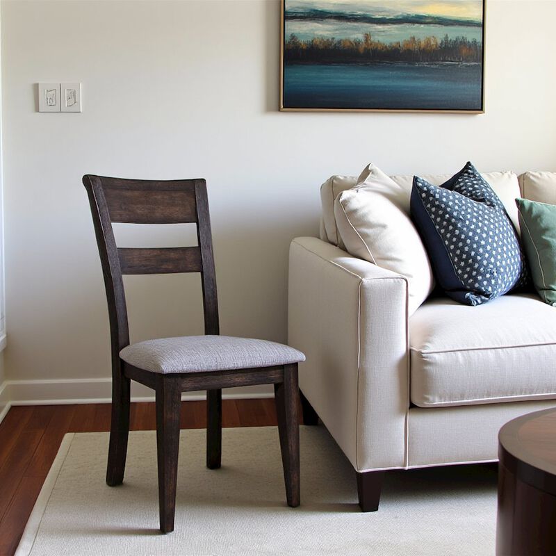 Starlight Canyon Home Brown Wooden Side Chair &ndash; Elegant Wooden Dining Chair for Kitchen