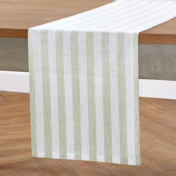 Linen Table Runner - Sorrento Stripe