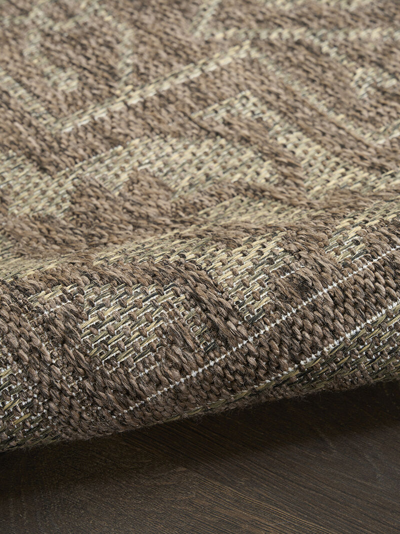 Tulum TLM05 Brown 2'2" x 8' Rug image number 4