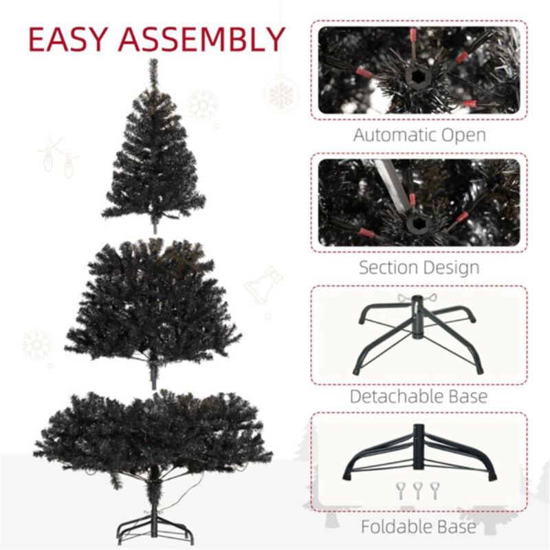 Artificial Christmas Tree Full & Realistic Holiday Tree for Festive Home Décor