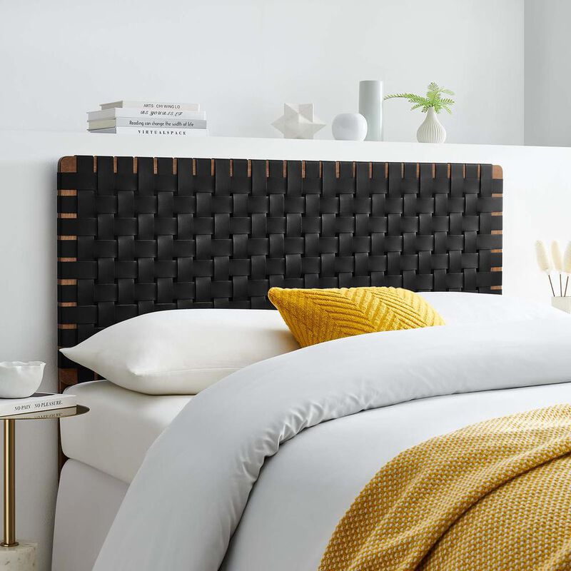 Modway Sparta Weave Full Vegan Leather Headboard