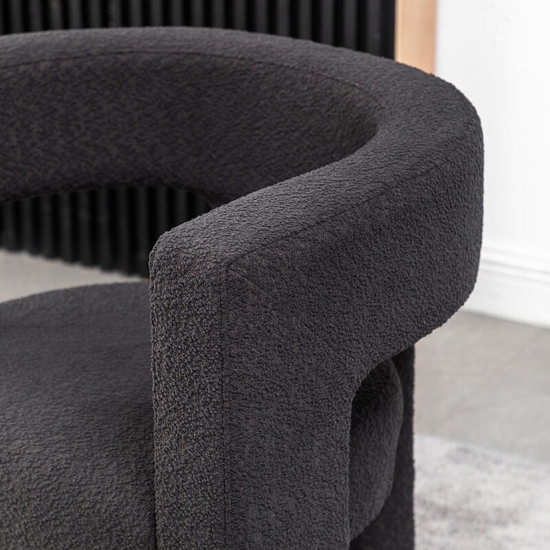 Herbert Modern Boucl&eacute; Armchair image number 3
