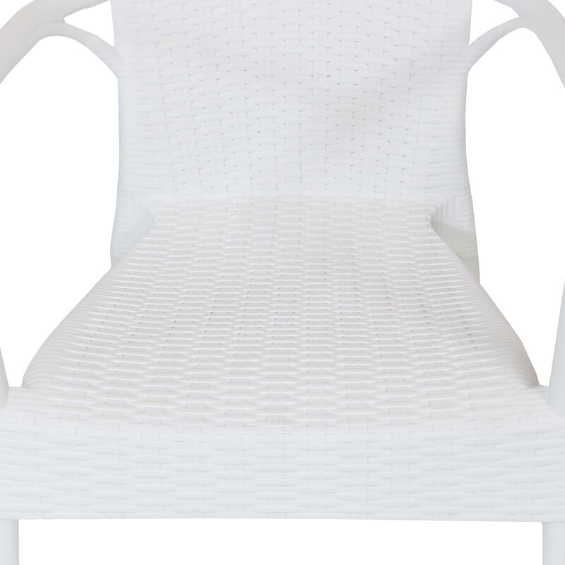 Sunnydaze Segesta All-Weather Plastic Patio Armchair