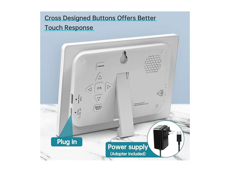 Dementia Digital Elderly Alarm Reminders Wall Clock Home Decor image number 2