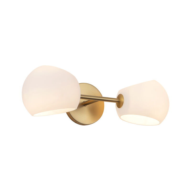 Willow 17-in 2 Lights Damp-Rated Wall/Vanity Light image number 2