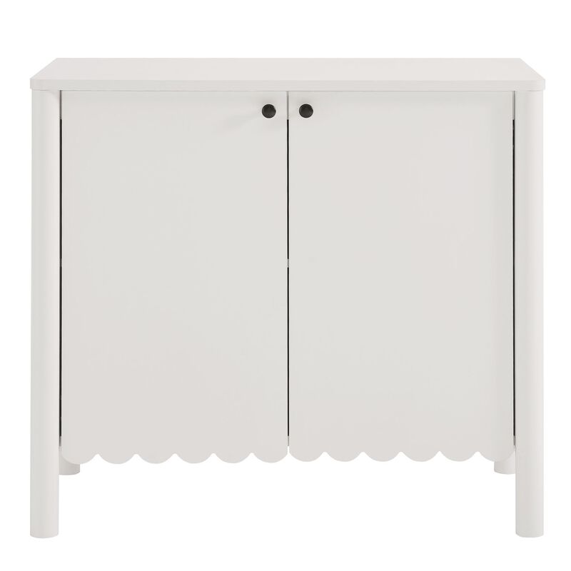 Modway Emmeline 2-Door Scalloped Sideboard in Light Gray image number 6