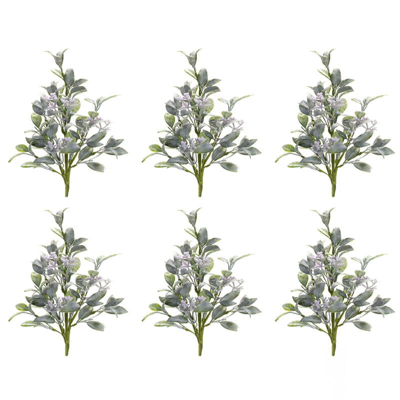 Set of 6 Lifelike Artificial Sprays for Stunning Home Decor