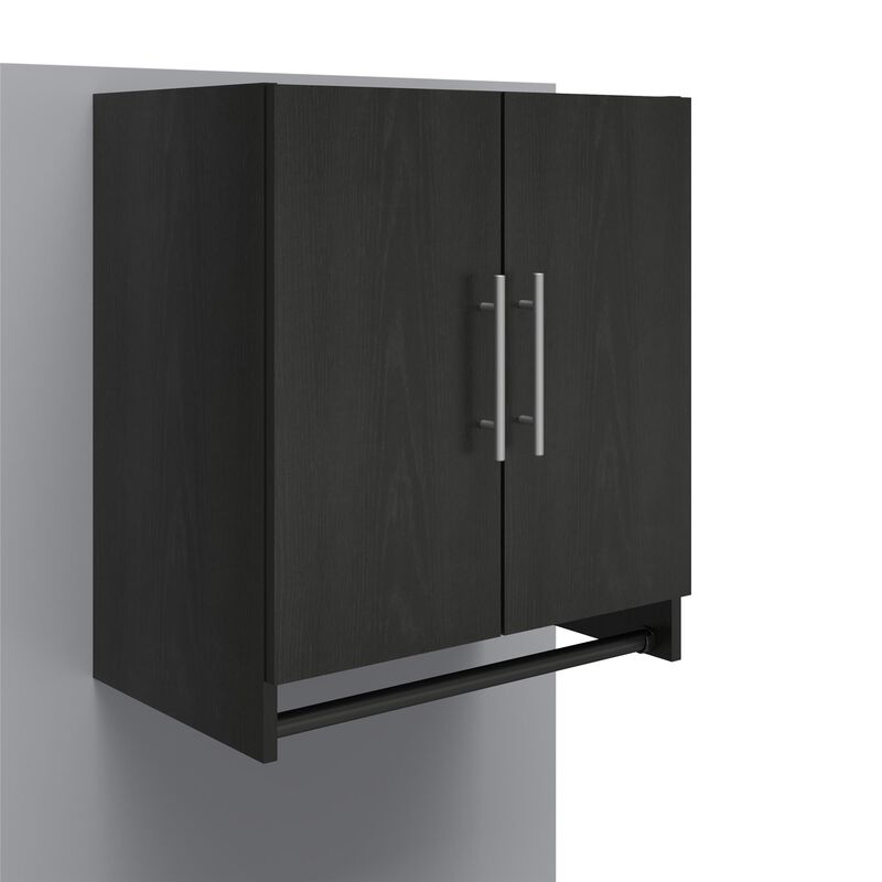 Camberly 2 Door Wall Cabinet with Hanging Rod