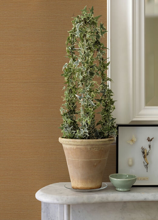 Aiko Orange Sisal Grasscloth Wallpaper (Set of 2)