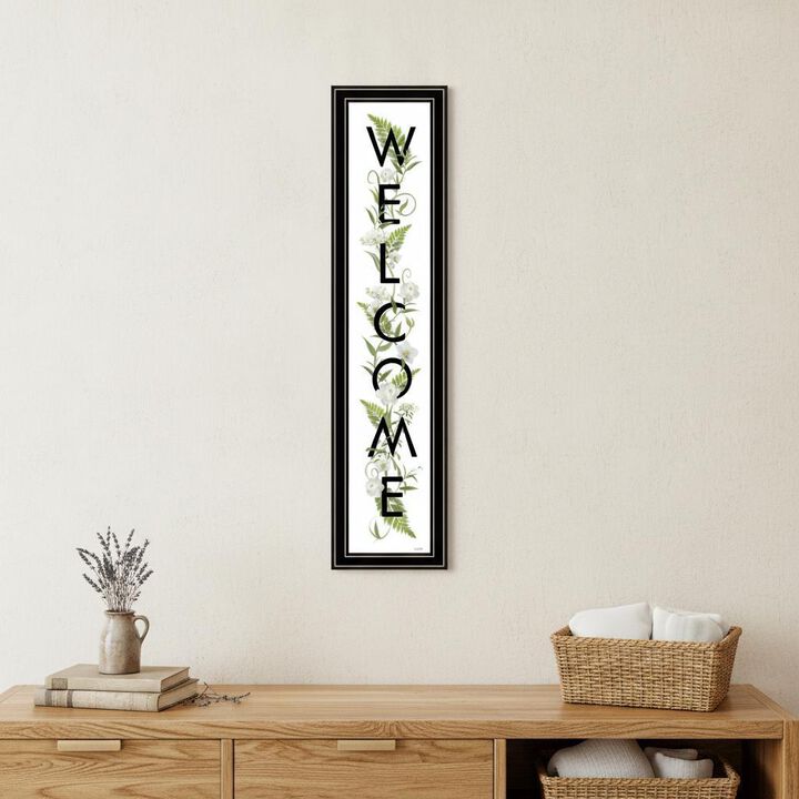 HomeRoots Welcome Sign II 3 Framed Print Wall Art