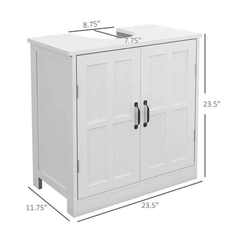 Space-Saving Bathroom Sink Cabinet with Drawers and Doors