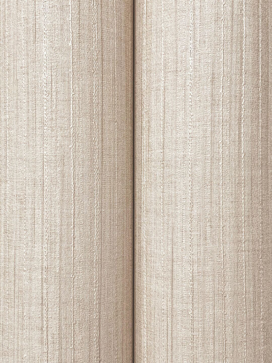 Silk Spun Beige Tactile Stripe Wallpaper