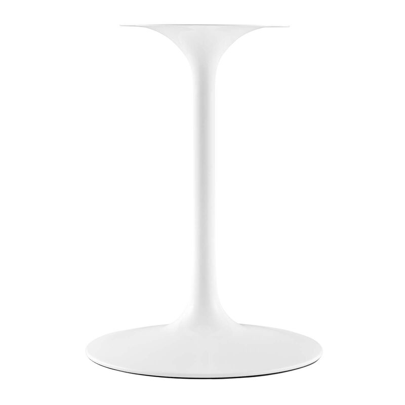 Modway - Lippa 48" Oval Artificial Marble Dining Table White