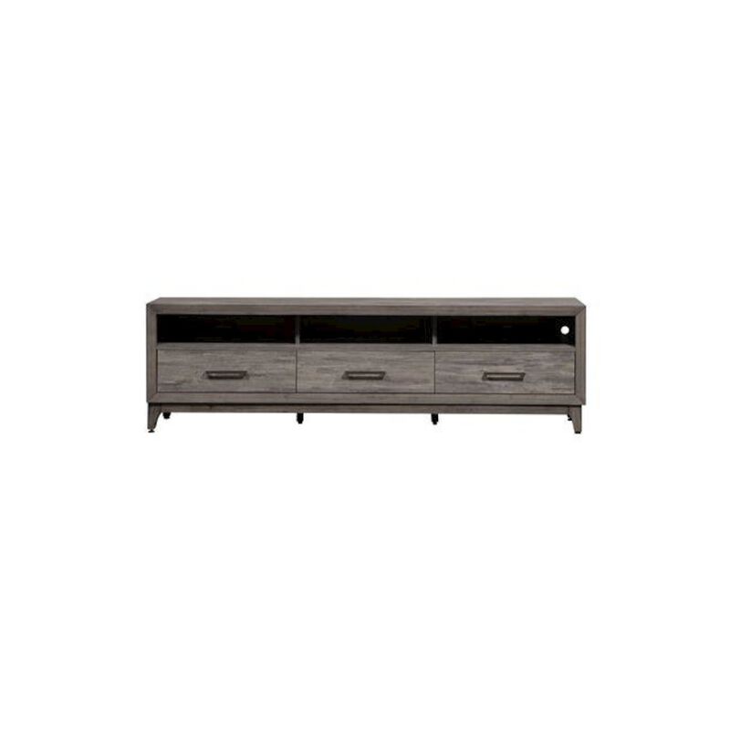 Liberty Furniture Mercury 62 Inch TV Console in Driftwood Gray image number 1