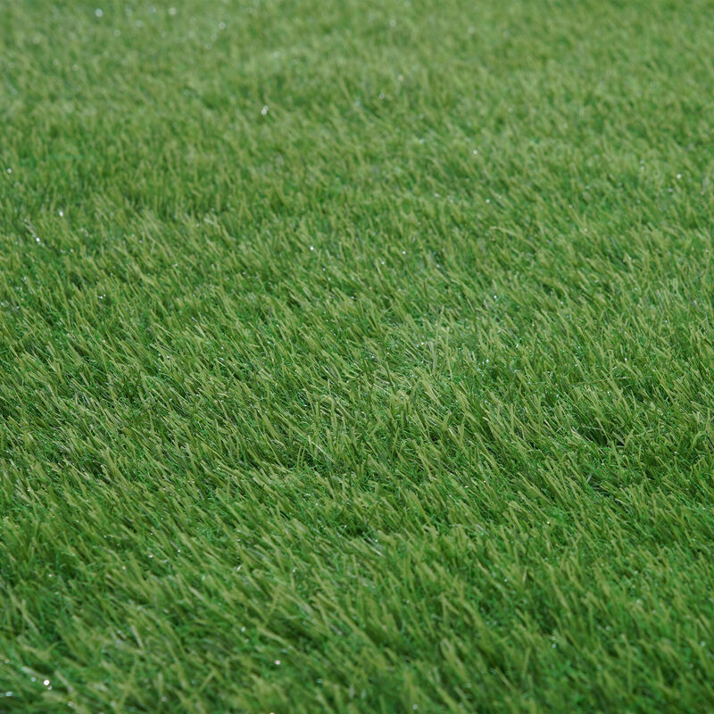 FUFU&GAGA Artificial Turf Grass Mat - 13-ft L x 7-ft W, Perfect for Garden and Patio,Light Green image number 4