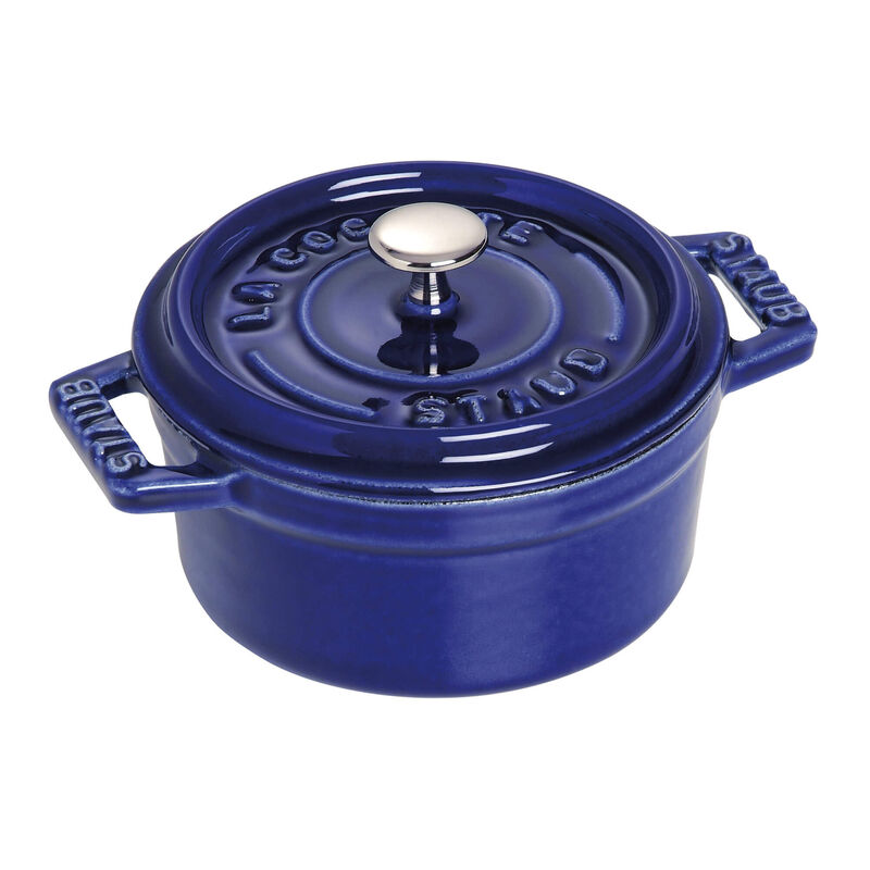 Staub Cast Iron 0.25-qt Mini Round Cocotte