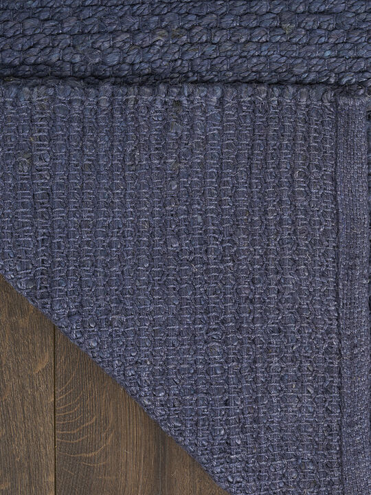 Natural Jute NJT01 Navy 4' x 6' Rug