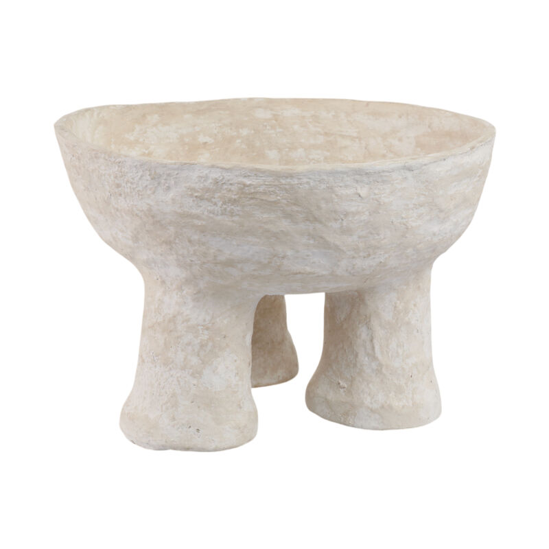 3-Footed Paper Mache Bowl image number 2