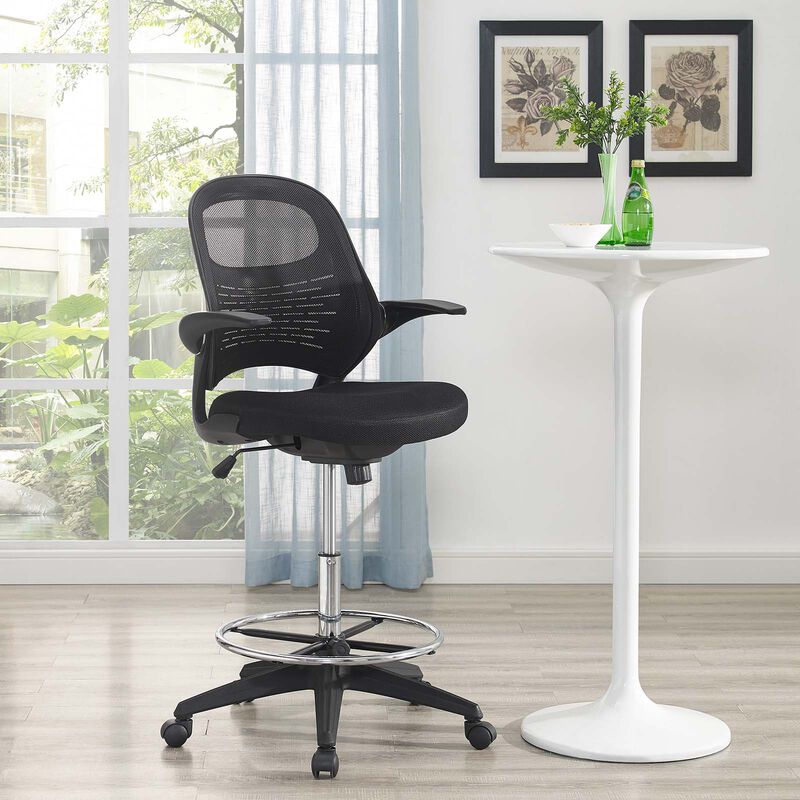 Modway Furniture - Stealth Drafting Chair Black image number 5