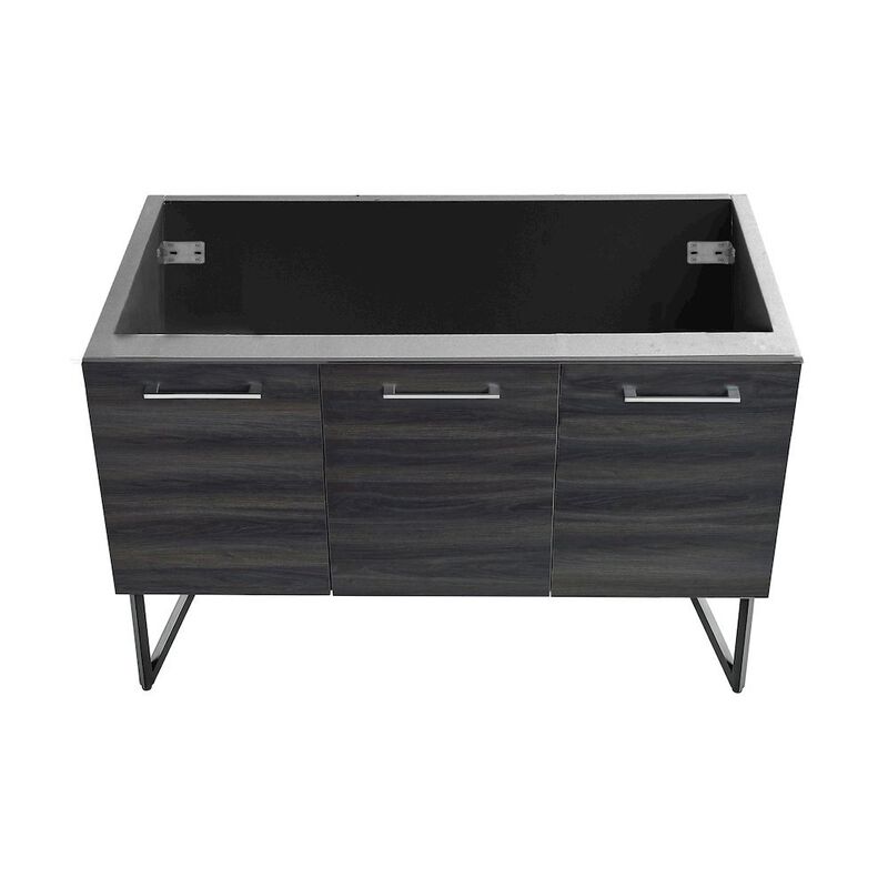 Annecy 48 Black Walnut Bathroom Vanity Cabinet Only (SM-BV224) image number 3