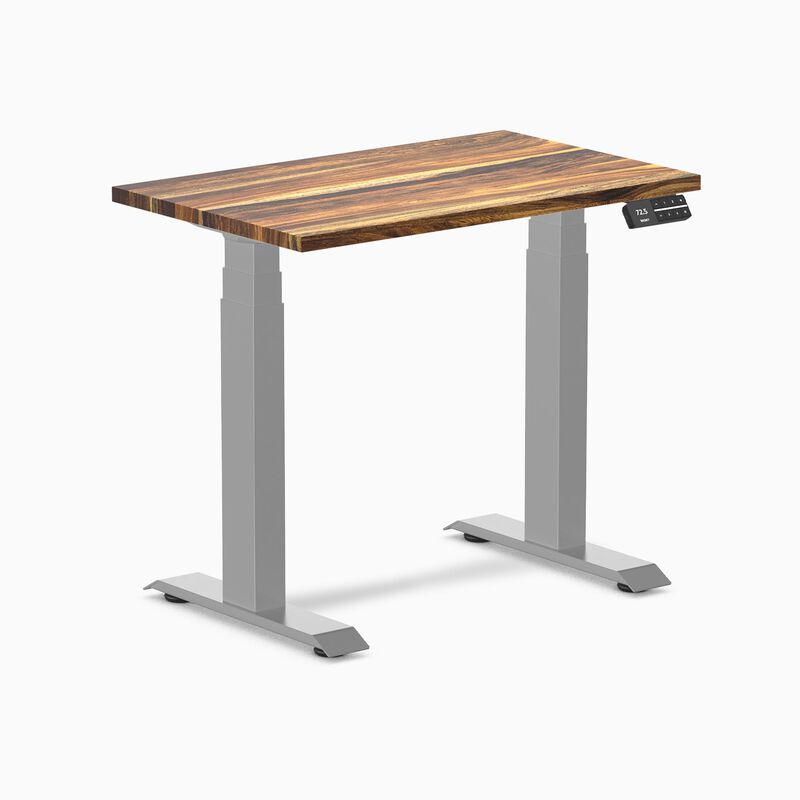 Desky Dual Mini Hardwood Sit Stand Desk image number 0