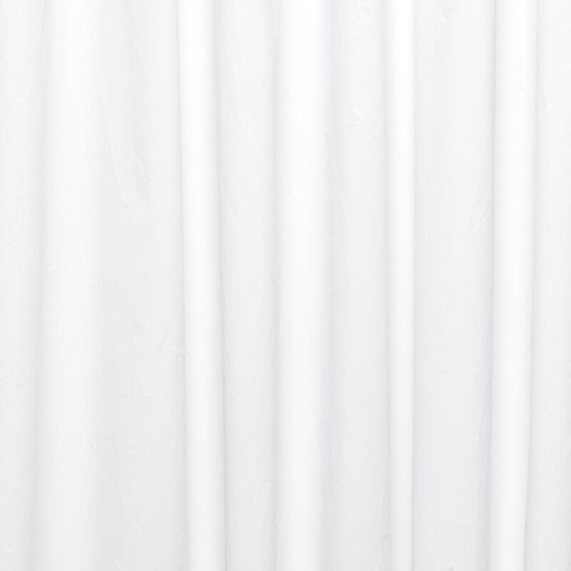 Carnation Home Fashions Standard-Sized, 6 Gauge PEVA Liner - White 72x72"