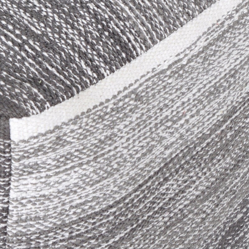 Round Cotton Ottoman for Floor Seating and Stylish Home Decoration