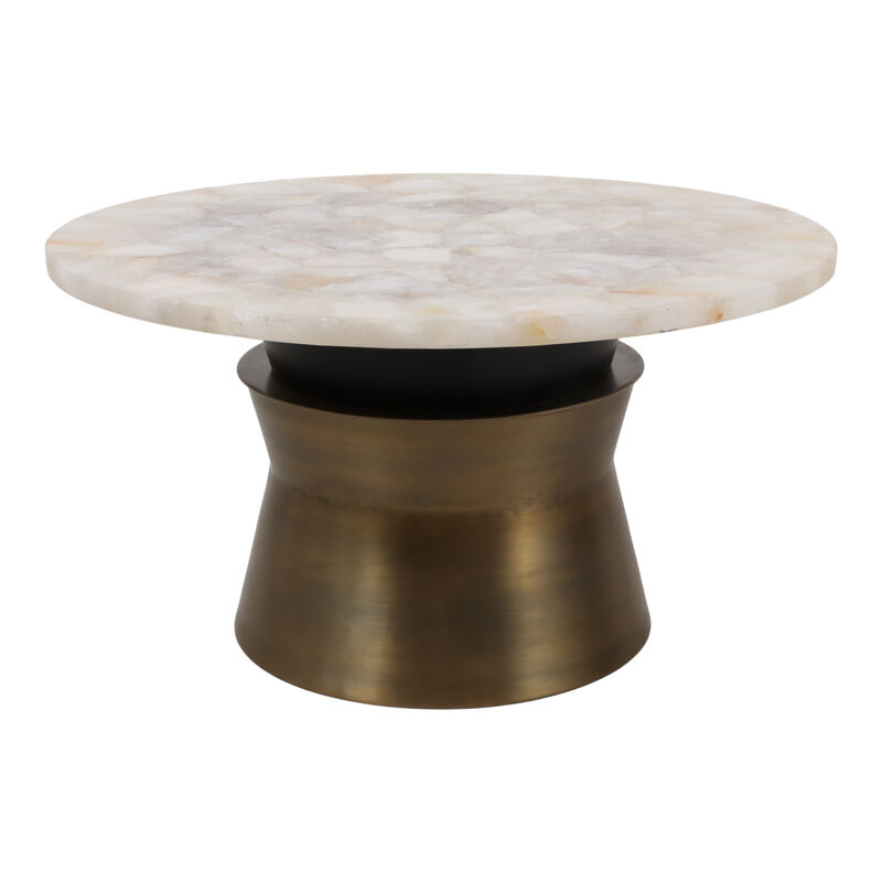 Agate Top Metal Coffee Table image number 2