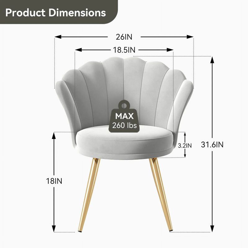 Modern Accent Chair Armchair for Living Room Bedroom Single Sofa Lounge Seating image number 6
