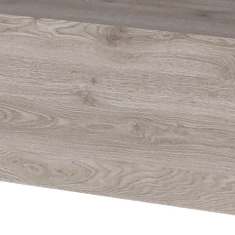 Minimalist Floating Nightstand with 1 Drawer – Faux Wood Bedside Table